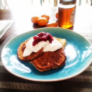 apple_walnut_pancakes_cranberry_sauce_breakfast